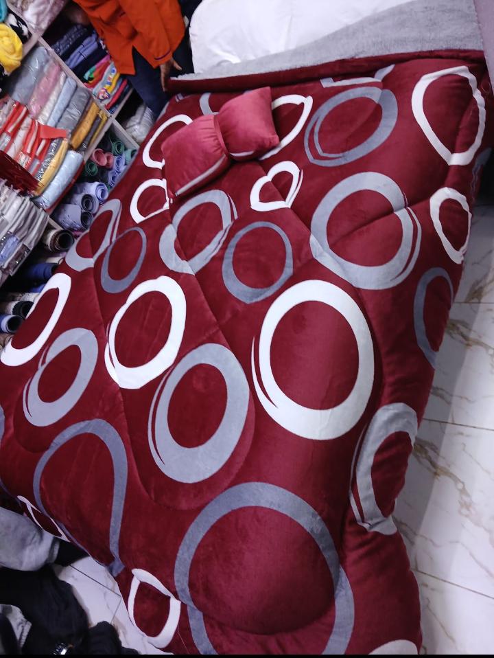 double sided wooled duvet